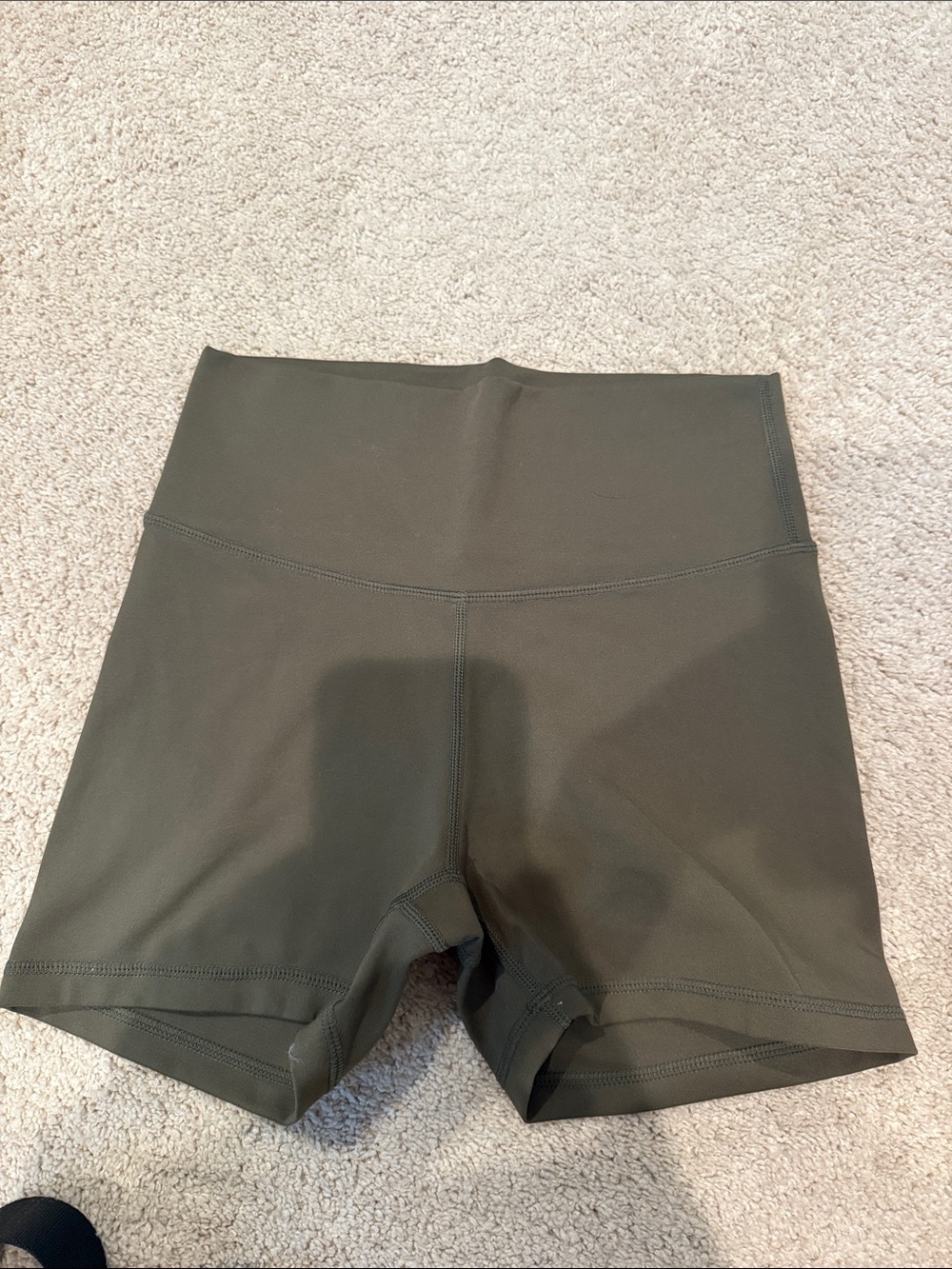 TYR High-Rise Athletic Bike Shorts - Olive